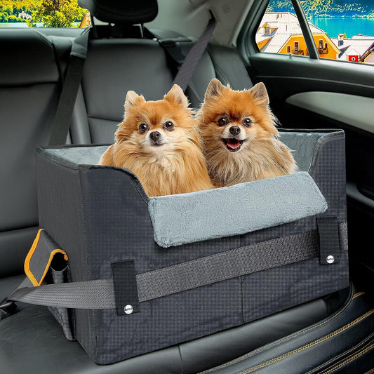 Elevate Your Pet's Travel Experience with the UNICIITII Dog Car Seat for Small Dogs - Comfortable, Safe, and Stylish Booster Seat for Cars