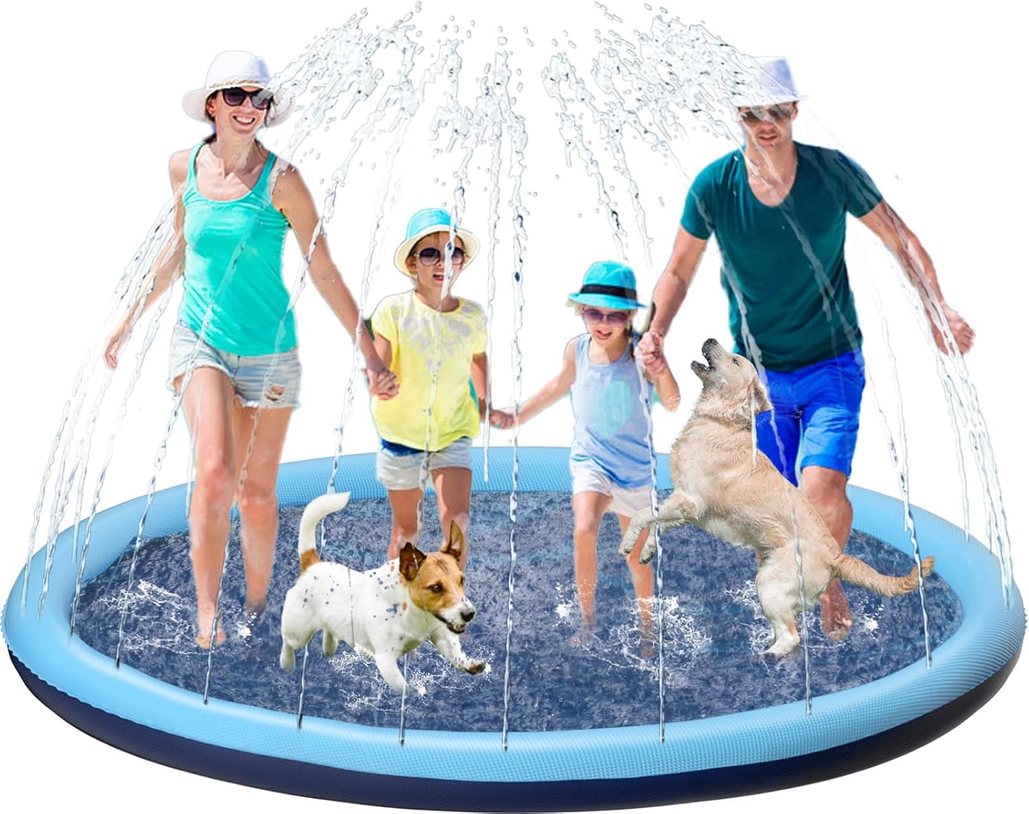 Ultimate Kids & Dogs Splash Pad - Non-Slip Water Sprinkler Pool for Summer Fun!