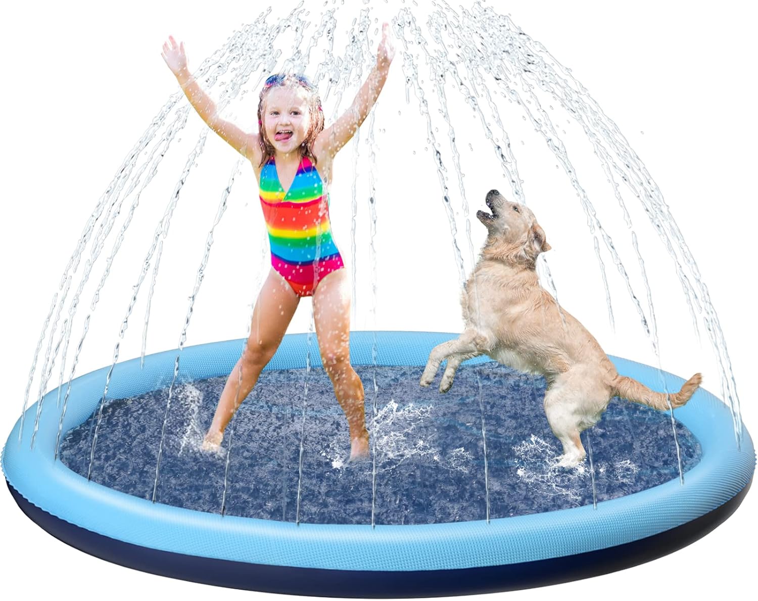 Ultimate Kids & Dogs Splash Pad - Non-Slip Water Sprinkler Pool for Summer Fun!