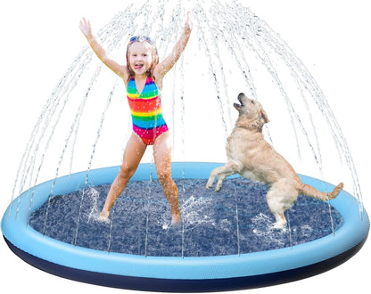 Ultimate Kids & Dogs Splash Pad - Non-Slip Water Sprinkler Pool for Summer Fun!