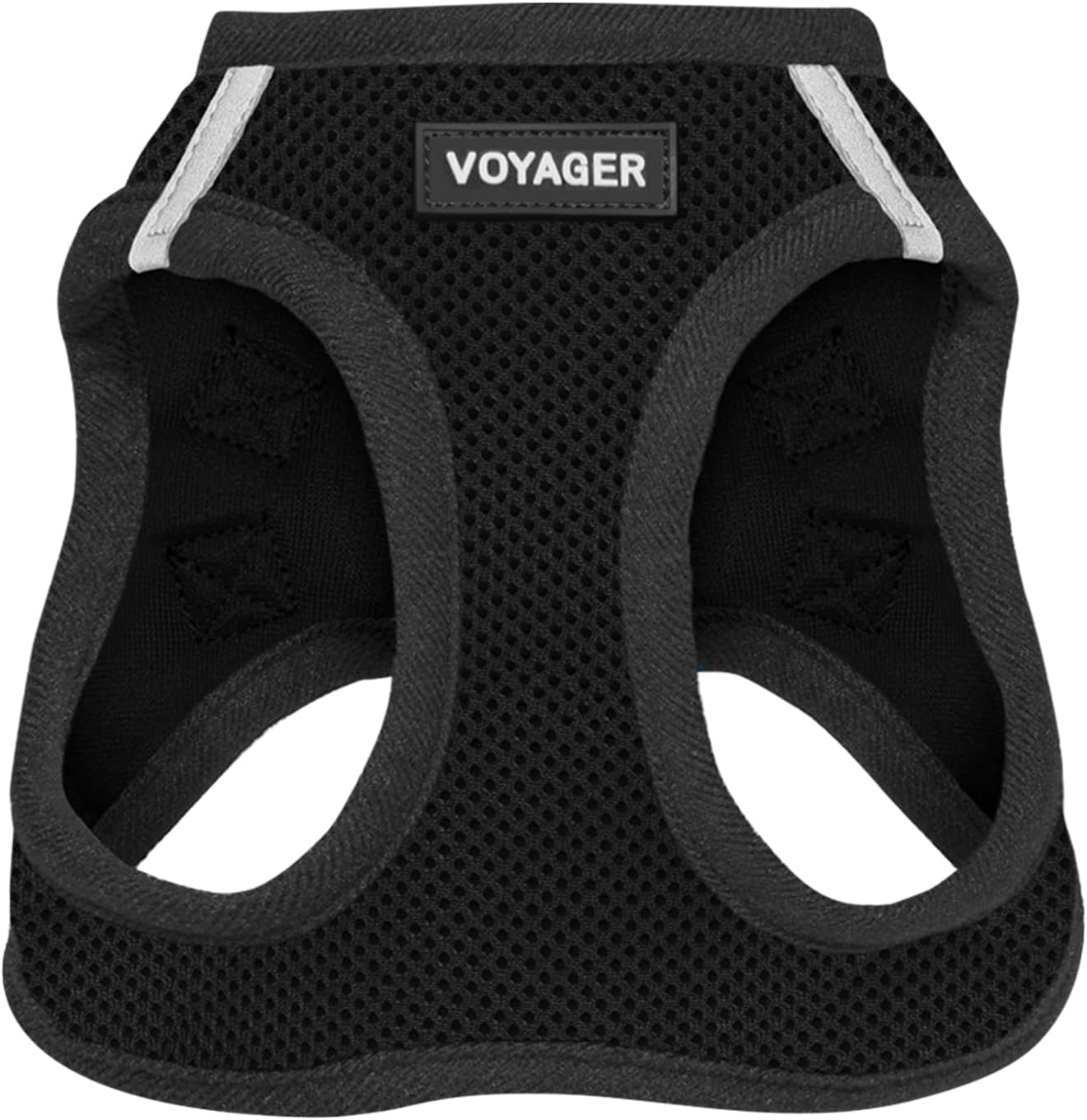 Voyager Step-In Air Harness - All Weather Mesh, Reflective, No Pull Harness for Dogs, Cats - Secure with Hook & Loop Fastener, Buckle, Double D-Rings - Moss Green, S