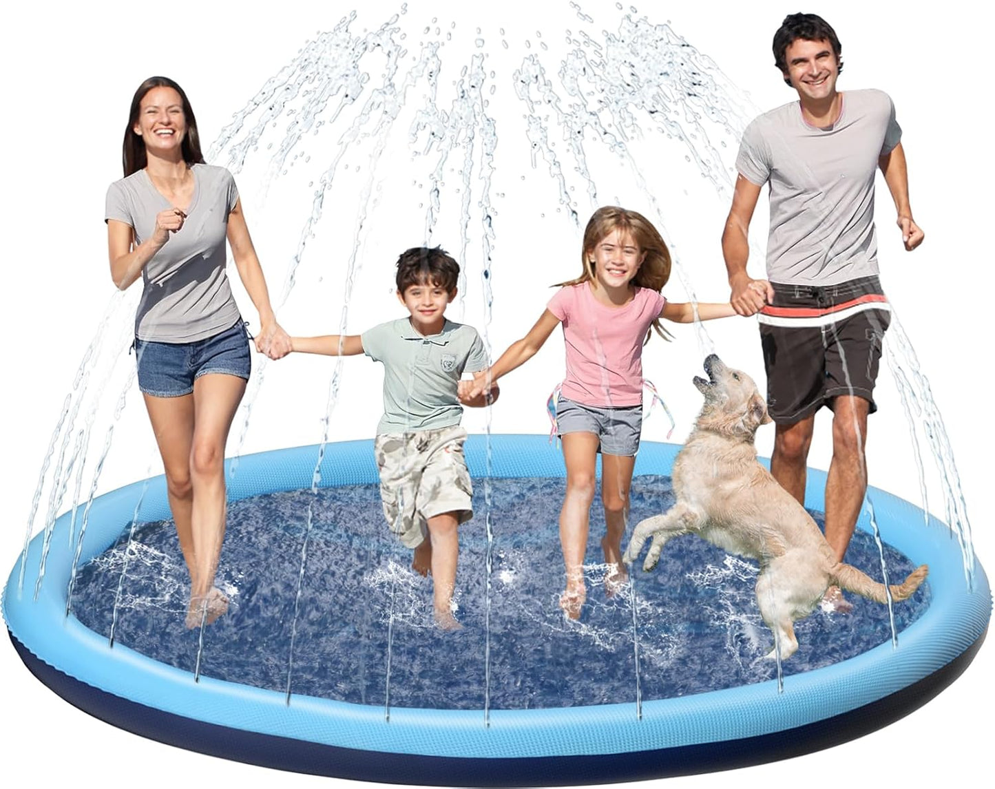 Ultimate Kids & Dogs Splash Pad - Non-Slip Water Sprinkler Pool for Summer Fun!