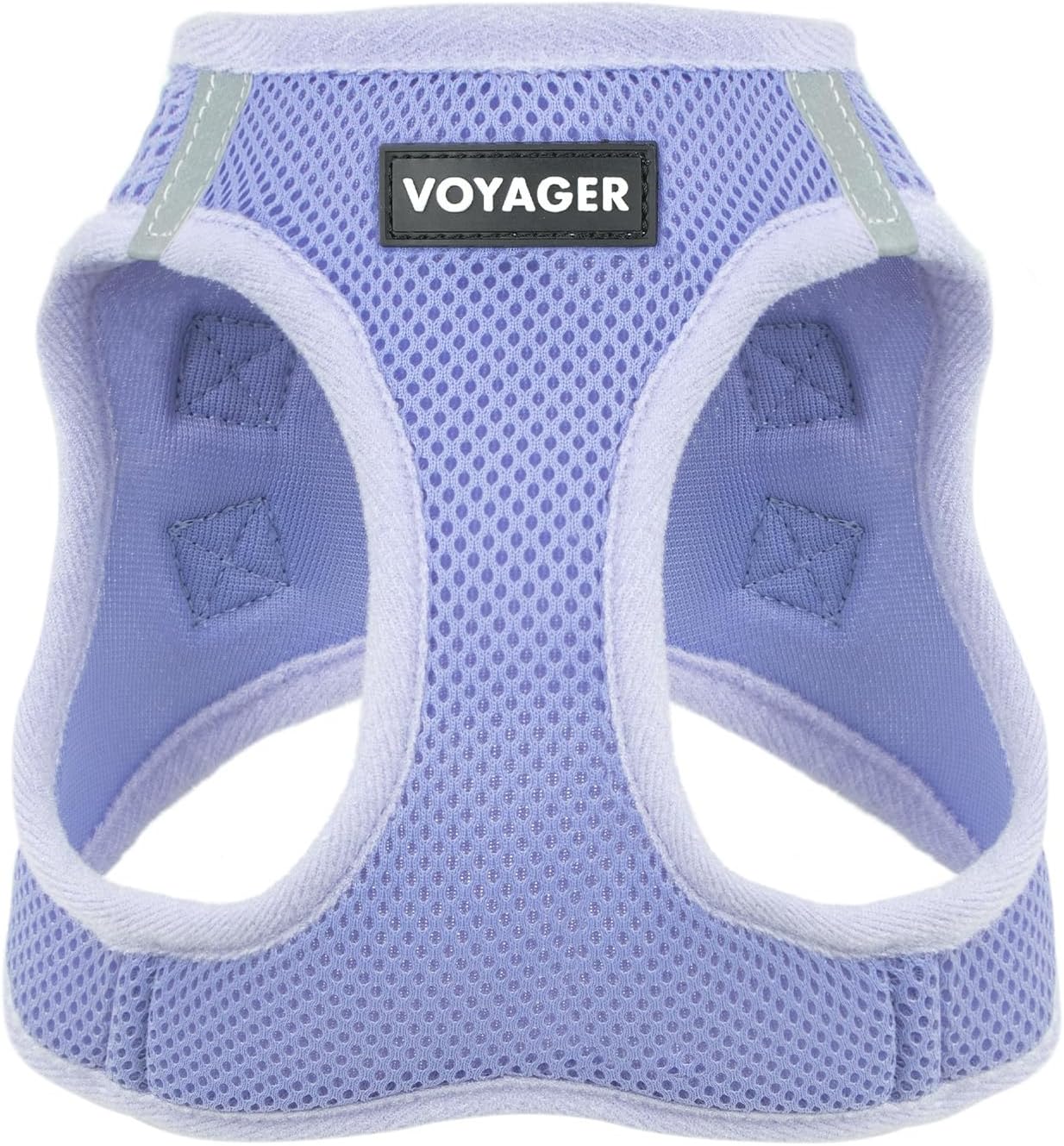 Voyager Step-In Air Harness - All Weather Mesh, Reflective, No Pull Harness for Dogs, Cats - Secure with Hook & Loop Fastener, Buckle, Double D-Rings - Moss Green, S