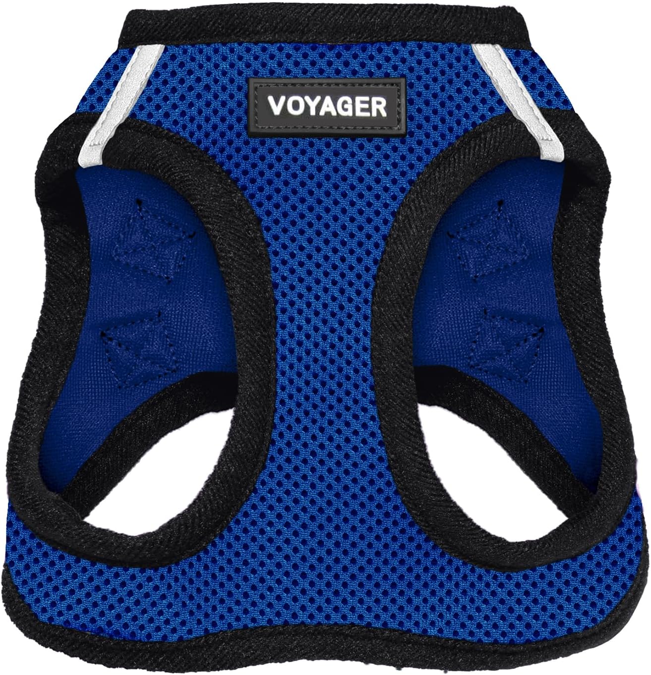 Voyager Step-In Air Harness - All Weather Mesh, Reflective, No Pull Harness for Dogs, Cats - Secure with Hook & Loop Fastener, Buckle, Double D-Rings - Moss Green, S