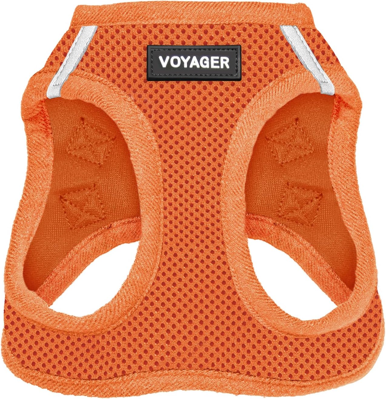 Voyager Step-In Air Harness - All Weather Mesh, Reflective, No Pull Harness for Dogs, Cats - Secure with Hook & Loop Fastener, Buckle, Double D-Rings - Moss Green, S