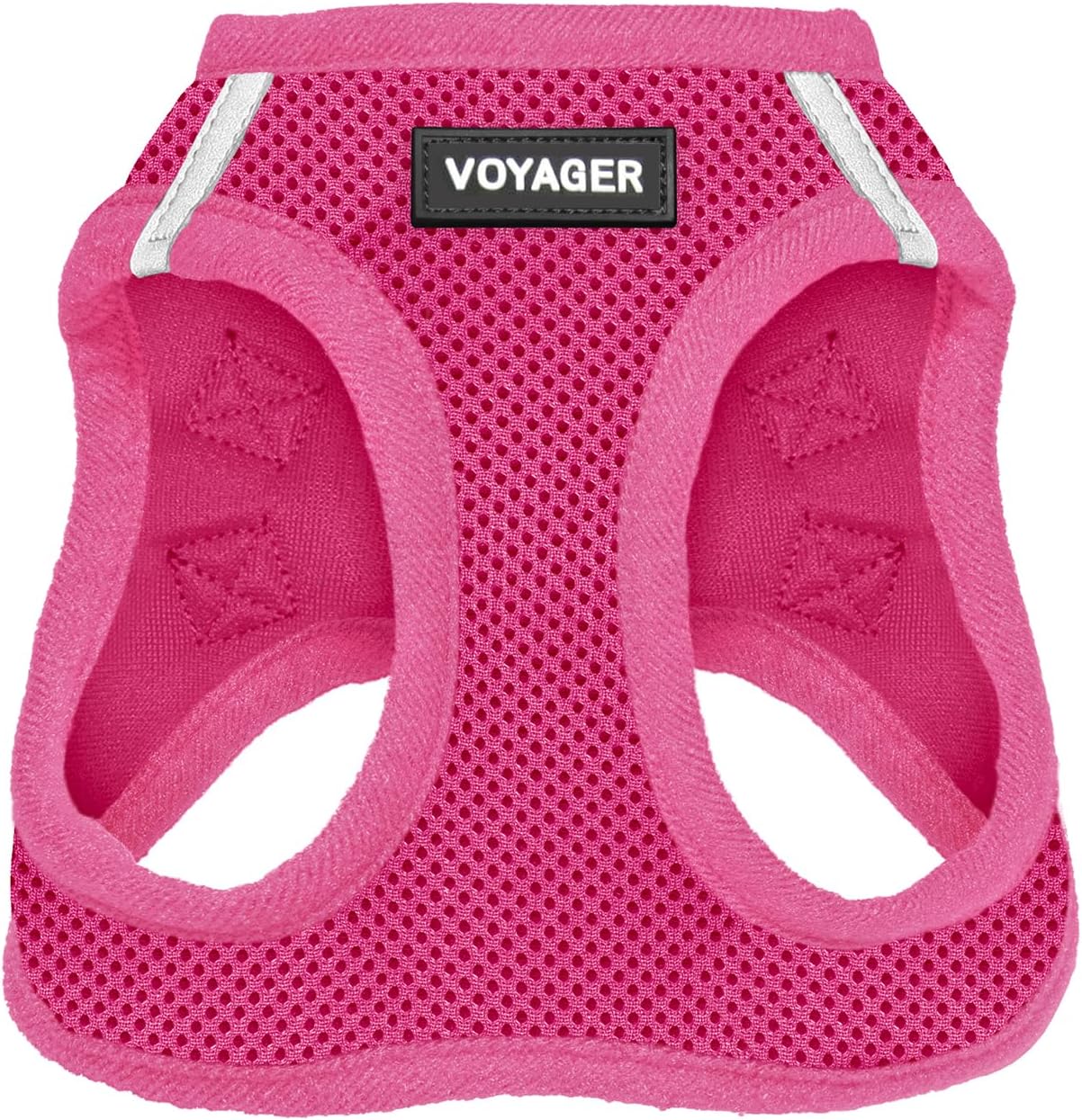 Voyager Step-In Air Harness - All Weather Mesh, Reflective, No Pull Harness for Dogs, Cats - Secure with Hook & Loop Fastener, Buckle, Double D-Rings - Moss Green, S