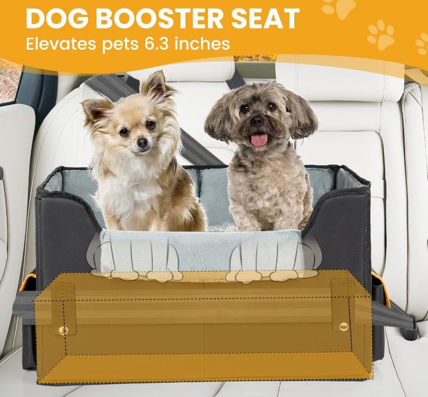 Elevate Your Pet's Travel Experience with the UNICIITII Dog Car Seat for Small Dogs - Comfortable, Safe, and Stylish Booster Seat for Cars