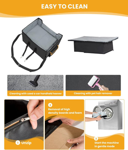Elevate Your Pet's Travel Experience with the UNICIITII Dog Car Seat for Small Dogs - Comfortable, Safe, and Stylish Booster Seat for Cars